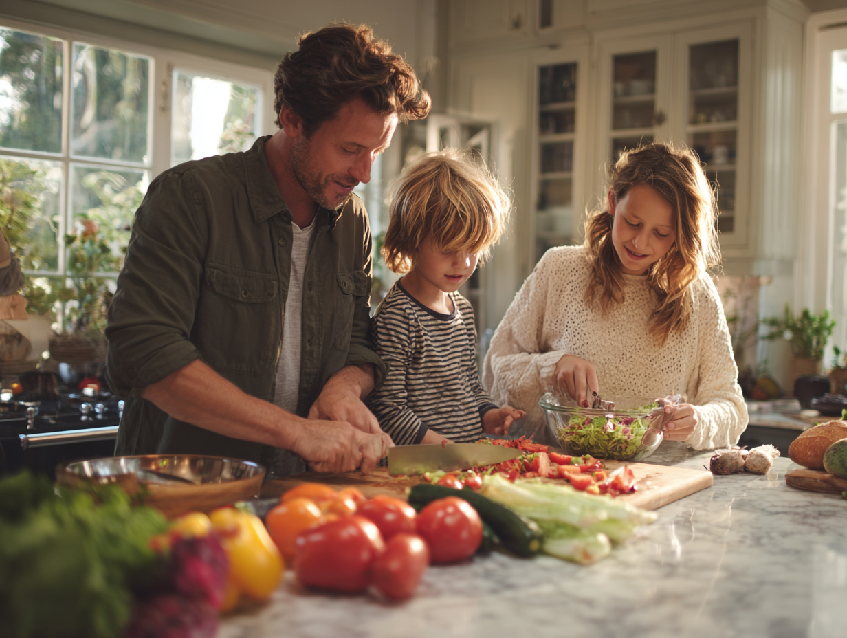 Команда експертів clorivan працює з сім'ями різного віку над плануванням здорового харчування